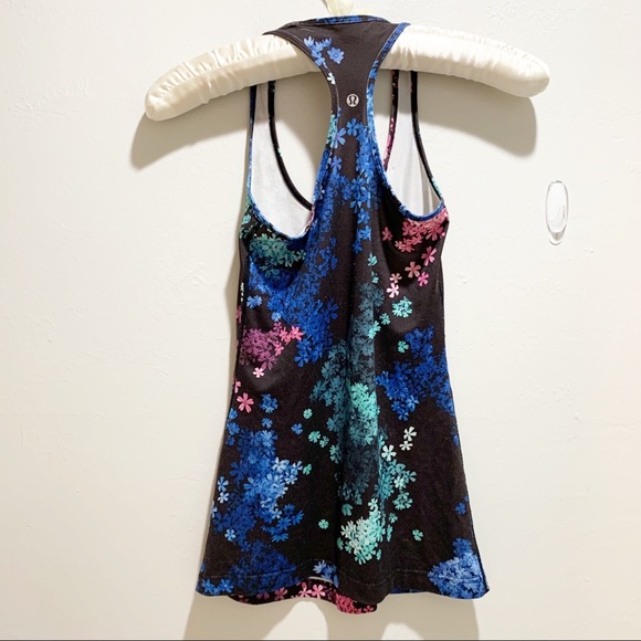 LULULEMON COOL RACERBACK CRB Tank PETAL POP MULTI - Picture 4 of 7